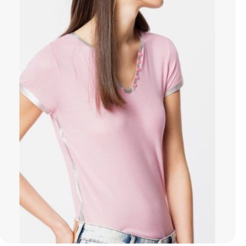Zadig & Voltaire Tunisien Foil Tee NWOT